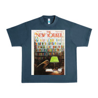 Midnight Navy the new yorker 1973 Urban Heavy Tee - linhVisuals