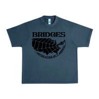 Midnight Navy bridges death stranding Urban Heavy Tee - linhVisuals