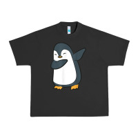Pigment Black penguin dabbing funny Urban Heavy Tee - linhVisuals