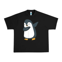 Black penguin dabbing funny Urban Heavy Tee - linhVisuals