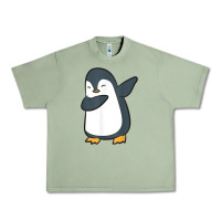 Oil Green penguin dabbing funny Urban Heavy Tee - linhVisuals