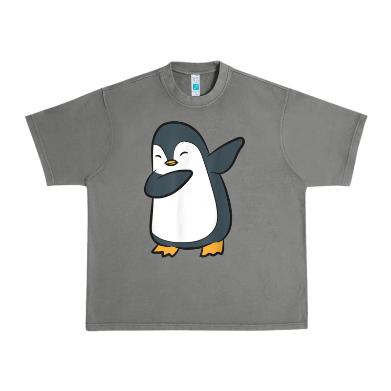 Penguin Dabbing Funny Urban Heavy Tee by linhVisuals | Teevron