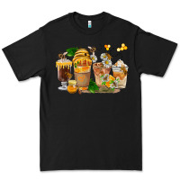Black Honey Bee Coffee Cups Premium Tee - FaDigitalArtStudio