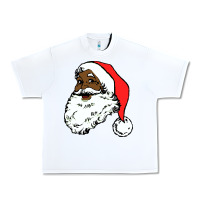 White black santa claus christmas Urban Heavy Tee - linhVisuals