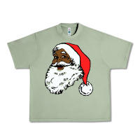 Oil Green black santa claus christmas Urban Heavy Tee - linhVisuals