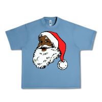 Pebble Blue black santa claus christmas Urban Heavy Tee - linhVisuals