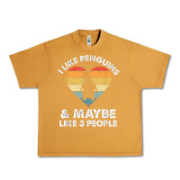 Peanut Butter i like penguins and 3 people vintage Urban Heavy Tee - linhVisuals