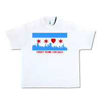 White sweet home chicago Urban Heavy Tee - linhVisuals