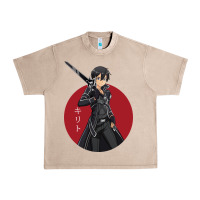 French Oak Sword art online -kirito Urban Heavy Tee - linhVisuals