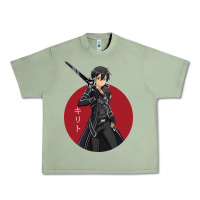 Oil Green Sword art online -kirito Urban Heavy Tee - linhVisuals