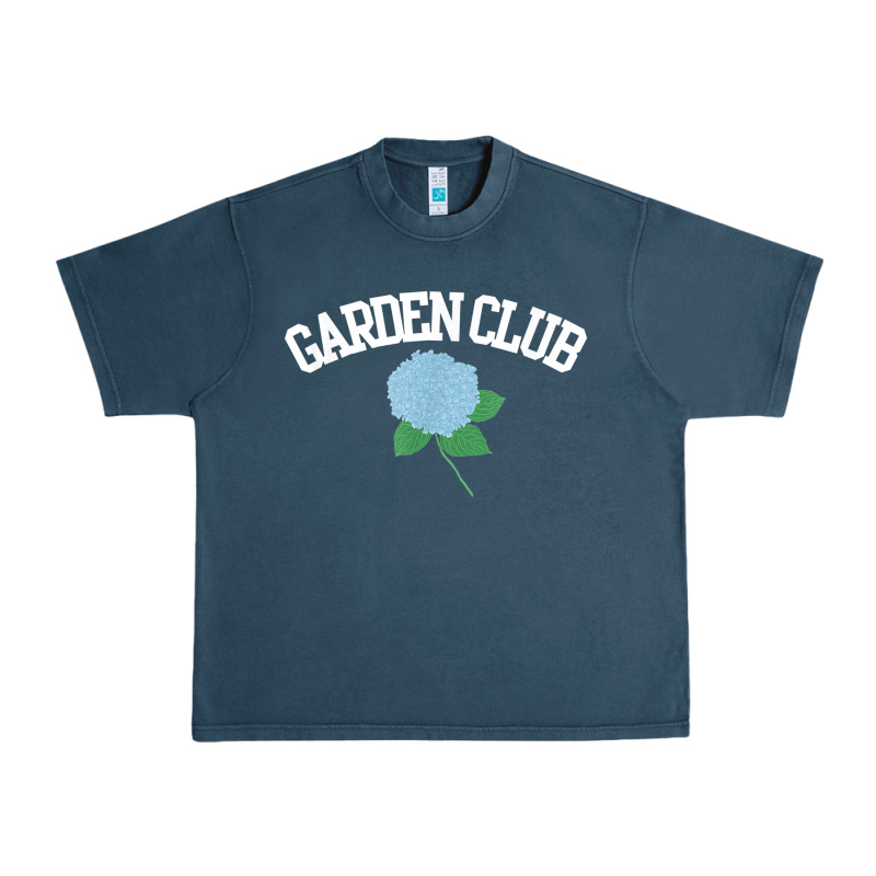 Grandmillennial Hydrangea Style Garden Club Urban Heavy Tee by linhVisuals | Teevron