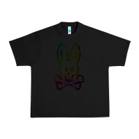 Black psychedelic bunny easter day, qsycho bunnies, easter 2022 Urban Heavy Tee - linhVisuals
