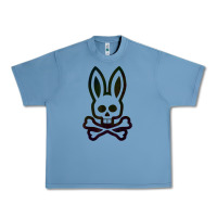 Pebble Blue psychedelic bunny easter day, qsycho bunnies, easter 2022 Urban Heavy Tee - linhVisuals