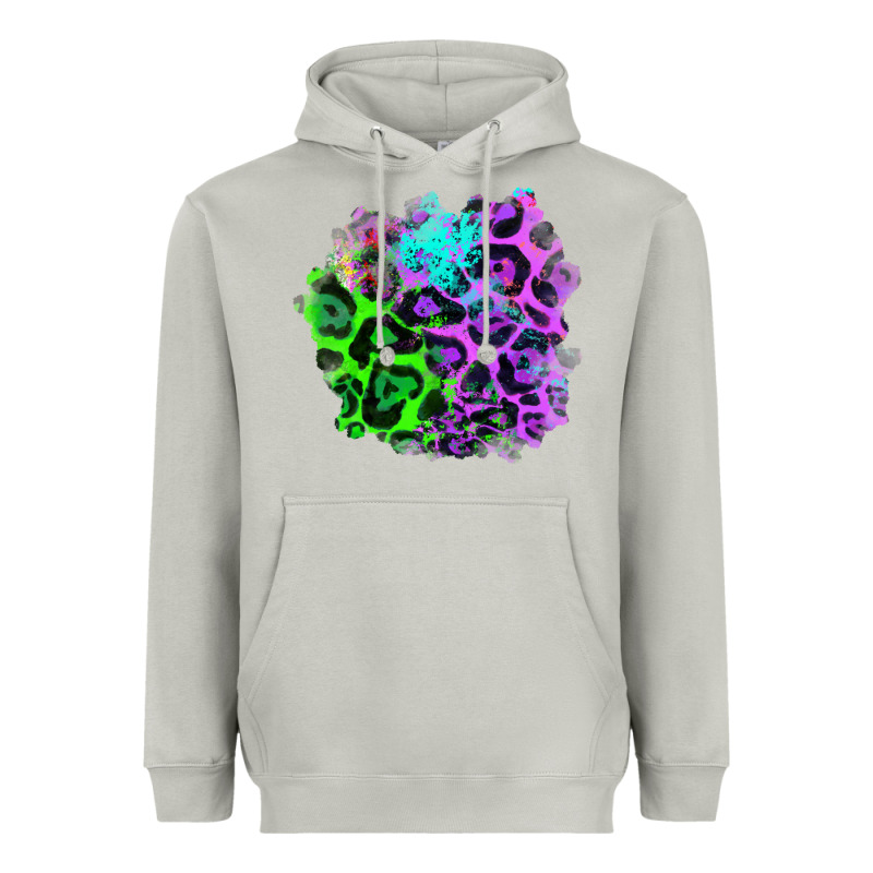 Colorful Leopard Patch Heavyweight Hoodie by RanaPortraitStore | Teevron
