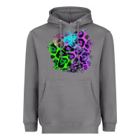 Storm Colorful Leopard patch Heavyweight Hoodie - RanaPortraitStore