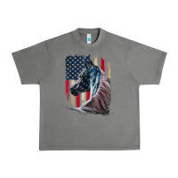 Tornado patriotic horse american flag   horse vintage Urban Heavy Tee - linhVisuals