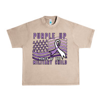 Purple Up Month Of The Military Child Urban Heavy Tee | Teevron