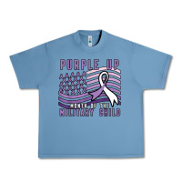 Pebble Blue purple up month of the military child Urban Heavy Tee - linhVisuals