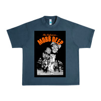 Midnight Navy mobb deep rapper hip hop Urban Heavy Tee - linhVisuals