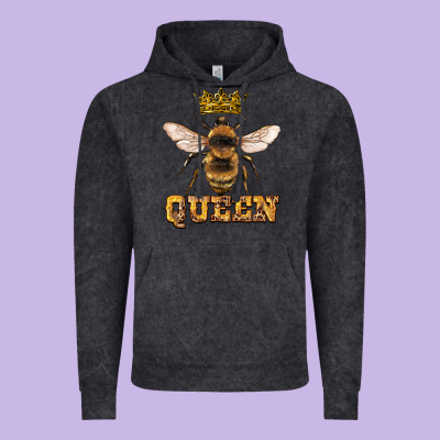 Queen Bee Vintage Hoodie Designed By Artiststas