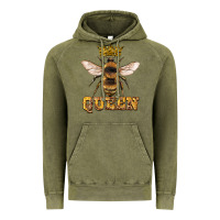 Vintage Olive queen bee Vintage Hoodie - Artiststas