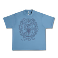 Pebble Blue georgetown university Urban Heavy Tee - linhVisuals