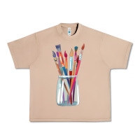 Burro Paint Brushes Urban Heavy Tee - linhVisuals