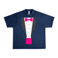 Navy pink tux tuxedo Urban Heavy Tee - linhVisuals