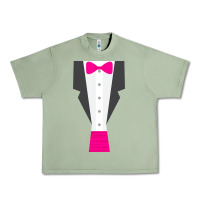 Oil Green pink tux tuxedo Urban Heavy Tee - linhVisuals