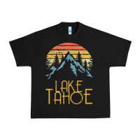 Black vintage lake tahoe california nevada retro t shirt Urban Heavy Tee - linhVisuals