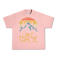Salmon vintage lake tahoe california nevada retro t shirt Urban Heavy Tee - linhVisuals
