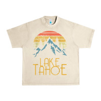 Sandshell vintage lake tahoe california nevada retro t shirt Urban Heavy Tee - linhVisuals