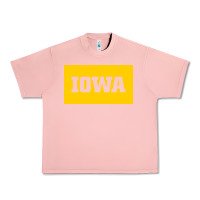 Salmon University of Iowa, UIowa, Iowa, apparel Urban Heavy Tee - linhVisuals