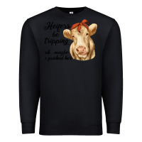 Black heifer's be trippin' charolais cow Premium Sweatshirt - RanaPortraitStore