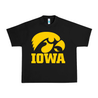 Black university of iowa athletics teams gear Urban Heavy Tee - linhVisuals