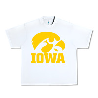 White university of iowa athletics teams gear Urban Heavy Tee - linhVisuals