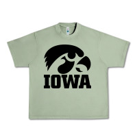 Oil Green university of iowa athletics teams gear Urban Heavy Tee - linhVisuals