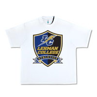 White lehman college lightning Urban Heavy Tee - linhVisuals