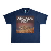 Navy #arcade fire everything now tour 2022 Urban Heavy Tee - linhVisuals