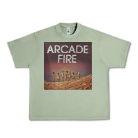 Oil Green #arcade fire everything now tour 2022 Urban Heavy Tee - linhVisuals