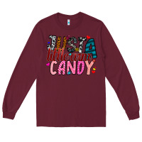 Burgundy Just A Little Arm Candy Long Sleeve Tee - SublimationCraftShop