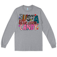 Heather Grey Just A Little Arm Candy Long Sleeve Tee - SublimationCraftShop