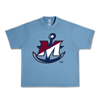 Pebble Blue suny maritime college Urban Heavy Tee - linhVisuals