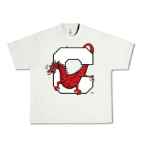 Pistachio suny cortland red dragons Urban Heavy Tee - linhVisuals