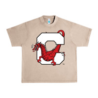 French Oak suny cortland red dragons Urban Heavy Tee - linhVisuals