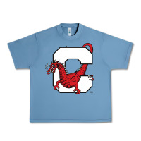 Pebble Blue suny cortland red dragons Urban Heavy Tee - linhVisuals