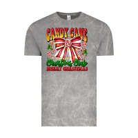 Cloud Rock Candy Cane Christmas Club Vintage Tee - CowhideDigitalArt