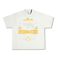 Pistachio womens lake tahoe national park california nevada vintage bear men v n Urban Heavy Tee - linhVisuals
