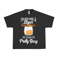 Pigment Black cigar smoking tshirt smoking whiskey drinking dad tee gift Urban Heavy Tee - linhVisuals