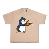 Burro penguin playing violin animal Urban Heavy Tee - linhVisuals